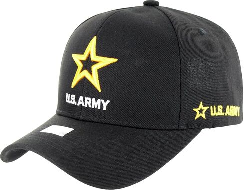 Army Military Vietnam Veteran Baseball Cap - Military Star Embroidered U.S. Flag Premium Quality Adjustable Velcro Closure Hat in Saudi Arabia