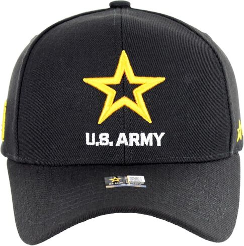 Army Military Vietnam Veteran Baseball Cap - Military Star Embroidered U.S. Flag Premium Quality Adjustable Velcro Closure Hat in Saudi Arabia