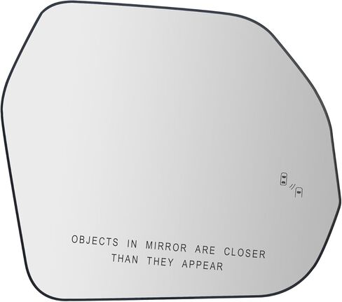 Blind Spot Detection Passenger Side Mirror Replacement for Toyota Tundra 2022-2023, Right Exterior Side Rearview Mirrors Glass, with Backing Plate, Power Heated in Saudi Arabia