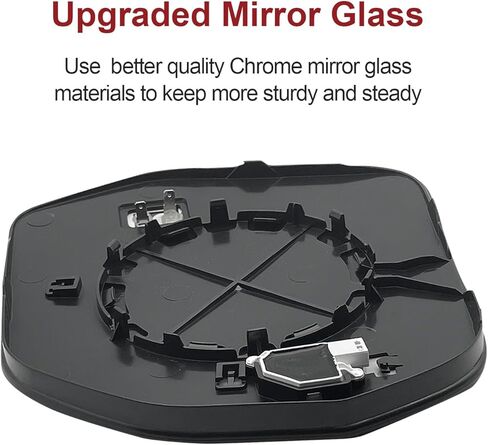 Blind Spot Detection Passenger Side Mirror Replacement for Toyota Tundra 2022-2023, Right Exterior Side Rearview Mirrors Glass, with Backing Plate, Power Heated in Saudi Arabia