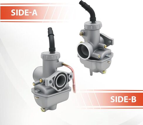 PZ20 Carburetor, Air Filter, Fuel Line Kit for 50cc-125cc ATV, Compatible with TaoTao, Coolster, Kazuma, Roketa, Apollo, Dirt Bike Models (Red) in Saudi Arabia
