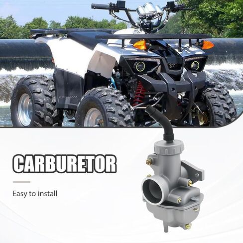 PZ20 Carburetor, Air Filter, Fuel Line Kit for 50cc-125cc ATV, Compatible with TaoTao, Coolster, Kazuma, Roketa, Apollo, Dirt Bike Models (Red) in Saudi Arabia