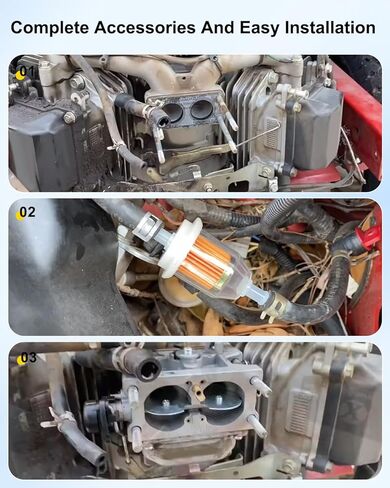 133-9966 Mower Carburetor Fit for Exmark Toro 2P77F 42" TimeCutter Zero-Turn Mower 48" TimeCutter HD Zero-Turn Mower TimeCutter HD MyRide ZS4200T SS4225 MX4200 ZX4800 4225 Replace 136-7813 in Kuwait