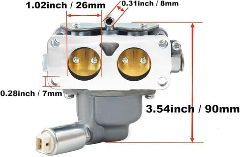 مجموعة المكربن ​​796997 المتوافقة مع محركات B&S 796663 792295 796227 V-Twin 20-25Hp لجرار جزازة العشب John Deere X130R X140 X165 Z235 Z245 Z255 Z425 مع مضخة وقود in Kuwait