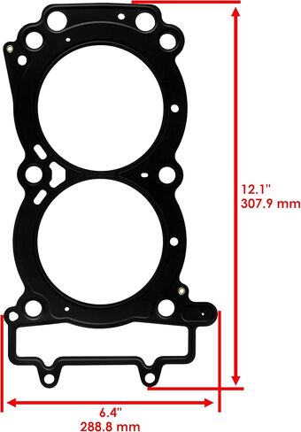 Caltric Head Gasket 4-Layer Compatible with Polaris RZR XP Turbo 2018 2019 2020 5814693 5814501 in Saudi Arabia