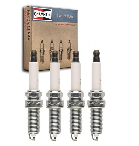 4 pc Champion Copper Plus Spark Plugs compatible with Nissan Versa 1.6L 1.8L L4 2007-2020 in Saudi Arabia
