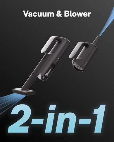 HOTO BlowVac™ Handheld Vacuum Cordless, Car Vacuum Cleaner with 23000Pa High Power, 3 Suction Modes, Electric Compressed Air Duster Blower for Car Interior, Desk, Boat, Home, Outdoor in Kuwait