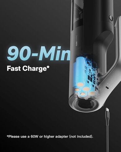 HOTO BlowVac™ Handheld Vacuum Cordless, Car Vacuum Cleaner with 23000Pa High Power, 3 Suction Modes, Electric Compressed Air Duster Blower for Car Interior, Desk, Boat, Home, Outdoor in Kuwait