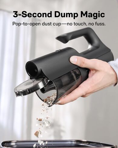 HOTO BlowVac™ Handheld Vacuum Cordless, Car Vacuum Cleaner with 23000Pa High Power, 3 Suction Modes, Electric Compressed Air Duster Blower for Car Interior, Desk, Boat, Home, Outdoor in Kuwait