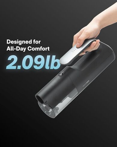 HOTO BlowVac™ Handheld Vacuum Cordless, Car Vacuum Cleaner with 23000Pa High Power, 3 Suction Modes, Electric Compressed Air Duster Blower for Car Interior, Desk, Boat, Home, Outdoor in Kuwait