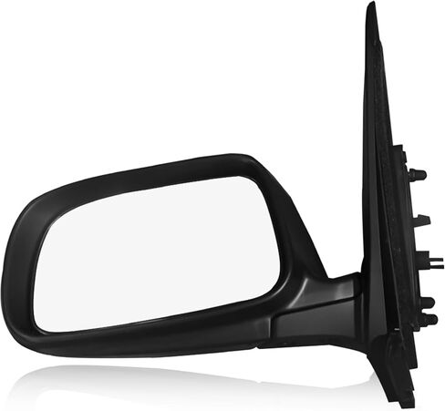 PM Auto Left Driver Side Power Heated Foldaway W/Cover View Mirror Chrome/Flat Black Smooth For 2004-2009 Toyota Prius in Saudi Arabia