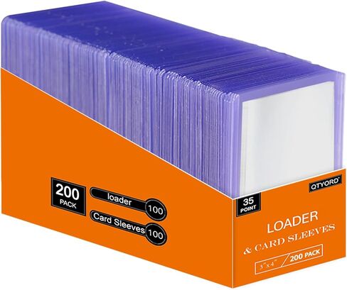 400 Card Sleeves Hard Plastic, 3"X4" Clear Baseball Card Protector in Saudi Arabia