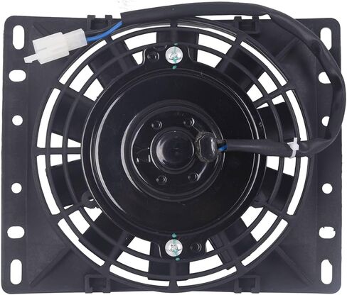 Electric Radiator Cooling Fan Kit 6" Slim Black 600CFM 3000RPM Universal, Compatible with Ram 1500 2011-2018 & for 3500 2011-2018 & for 2500 2011-2018, Replaces # A0028A0141 in Kuwait