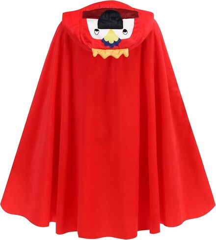 GRAJTCIN Parrot Costume Cape for Kids Bird Costumes for Boys and Girls Hooded Cloak in Saudi Arabia