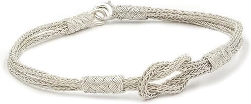 womens silver viking bracelet, love knot bracelet, sterling silver viking bracelet, 999 silver bracelet, in Saudi Arabia