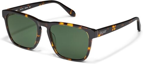 QUAY - Sunglasses for Men & Women, Oversized Sunglasses with UV Protection (Unplugged, Tortoise Yellow/Green) in Kuwait