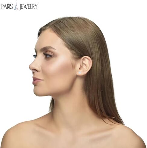 مجوهرات باريس 14 قيراط من الذهب الأصفر 1/4 قيراط الأميرة 4 شقوق سوليتير مكونة من الماس 4 مم in Kuwait