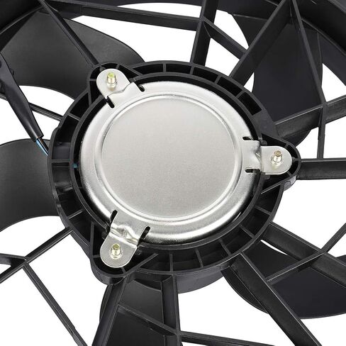 Cooling Fan Assembly Compatible with 2008-2017 for Buick for Enclave 3.6L 2007-2010 for Saturn for Outlook 3.6L, Black Radiator Fan Direct Fit Replacement for Engine Cooling Fan in Saudi Arabia