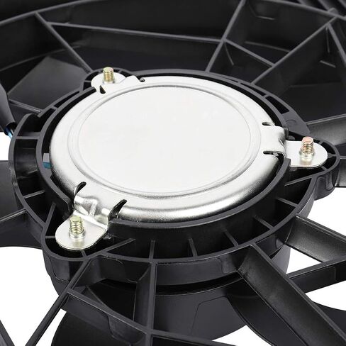 Cooling Fan Assembly Compatible with 2008-2017 for Buick for Enclave 3.6L 2007-2010 for Saturn for Outlook 3.6L, Black Radiator Fan Direct Fit Replacement for Engine Cooling Fan in Saudi Arabia