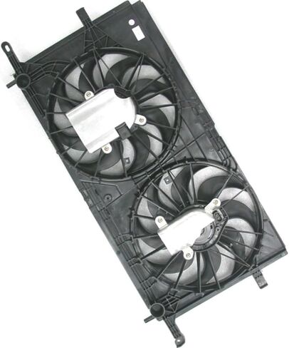 Dual Radiator and Condenser Fan Assembly for Oldsmobile Silhouette 2001 2002 2003 2004 1 Piece in Saudi Arabia