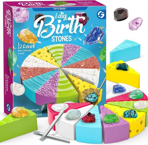 مجموعة حفر الوافل، حفر 12 لعبة فواكه فريدة من نوعها، مجموعة حفر للأطفال، مجموعة التنقيب ألعاب الاكتشاف للأطفال من سن 6 إلى 8 سنوات، مجموعات العلوم التعليمية للأولاد والبنات in Kuwait