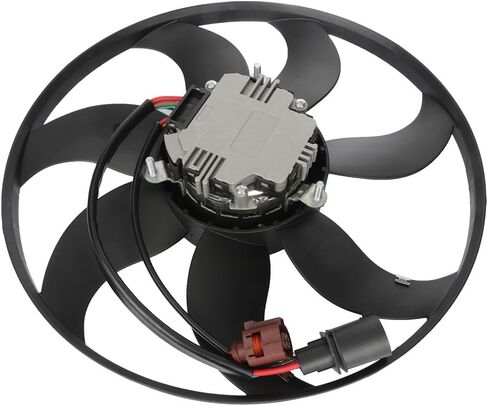 Cooling Fan Assembly Compatible with 2006-2007 for Audi for A3 Quattro 2.0L 2006-2007 for Audi for A3 2.0L,Radiator Fan Direct Fit Replacement for Engine Cooling Fan & Engine A/C Condenser in Saudi Arabia