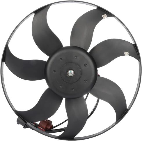 Cooling Fan Assembly Compatible with 2006-2007 for Audi for A3 Quattro 2.0L 2006-2007 for Audi for A3 2.0L,Radiator Fan Direct Fit Replacement for Engine Cooling Fan & Engine A/C Condenser in Saudi Arabia
