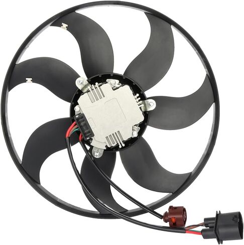 Cooling Fan Assembly Compatible with 2006-2007 for Audi for A3 Quattro 2.0L 2006-2007 for Audi for A3 2.0L,Radiator Fan Direct Fit Replacement for Engine Cooling Fan & Engine A/C Condenser in Saudi Arabia