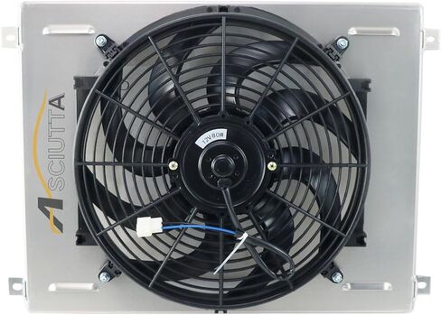 Aluminum shroud fan For 1963-1970 69 Ford FAIRLANE Mustang FALCON Electric Fan with Thermostat Temperature Relay Kit in Kuwait