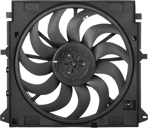 Radiator Cooling Fan Assembly Compatible with 2015-2020 for GMC for Canyon 3.6L 2015-2020 for Chevrolet for Colorado 3.6L, Black Radiator Fan Direct Fit Replacement for Engine Cooling Fan in Saudi Arabia