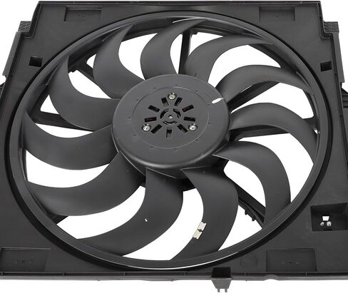 Radiator Cooling Fan Assembly Compatible with 2015-2020 for GMC for Canyon 3.6L 2015-2020 for Chevrolet for Colorado 3.6L, Black Radiator Fan Direct Fit Replacement for Engine Cooling Fan in Saudi Arabia