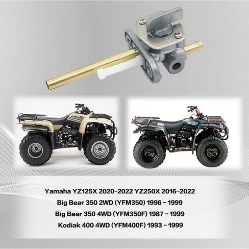 Fuel Valve Petcock 2HR-24500-02-00 Fits for Yamaha YZ125X 2020-2022 YZ250X 2016-2022 Big Bear 350 2WD 4WD 1987-1999 Kodiak 400 4WD 1993-1999 in Saudi Arabia