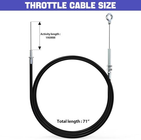 Go Kart Clutch & Throttle Cable Kit for Predator 212cc GX160 GX200 6.5HP, 3/4" Bore 12T Centrifugal Clutch with #35 Chain & 71" Throttle Cable for Go Kart Minibike in Kuwait
