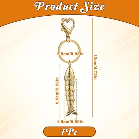 Beach Fish Keychain Fish Bag Charm for Women Fishing Keychain Accessories for Women, Boho Beach Bag/Handbag/Backpack Keychains in Saudi Arabia