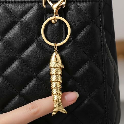 Beach Fish Keychain Fish Bag Charm for Women Fishing Keychain Accessories for Women, Boho Beach Bag/Handbag/Backpack Keychains in Saudi Arabia