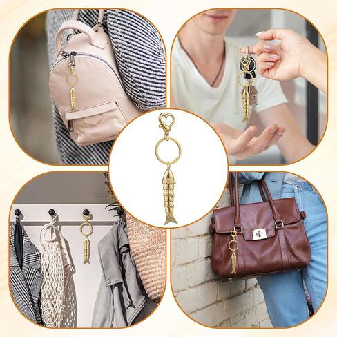 Beach Fish Keychain Fish Bag Charm for Women Fishing Keychain Accessories for Women, Boho Beach Bag/Handbag/Backpack Keychains in Saudi Arabia