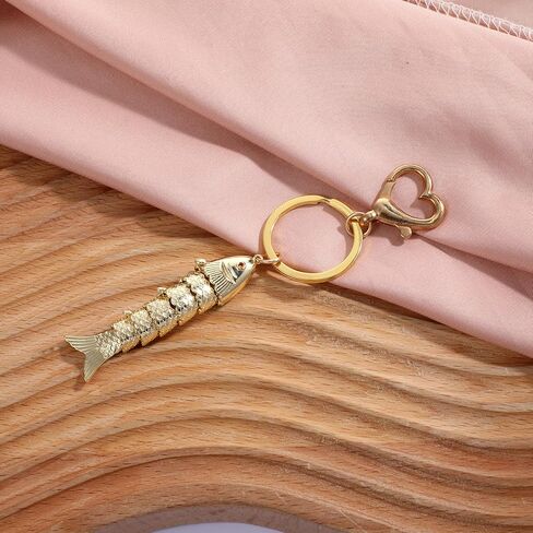 Beach Fish Keychain Fish Bag Charm for Women Fishing Keychain Accessories for Women, Boho Beach Bag/Handbag/Backpack Keychains in Saudi Arabia