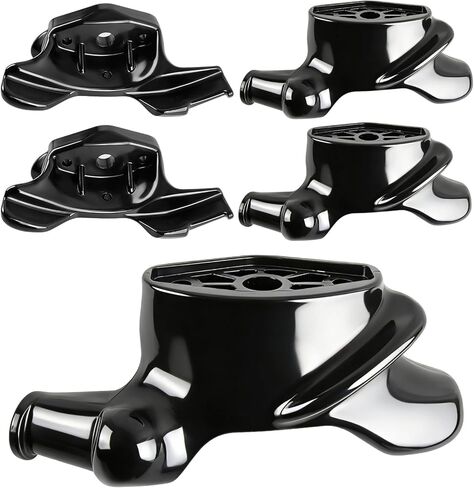 5 عبوات من رأس بطة مبدل الإطارات 4-120129B، رأس بطة لآلة الإطارات متوافق مع Hunter TCX/Corghi/MTS رأس بطة بلاستيكي أسود على شكل جناح لمغير إطارات ورشة العمل، أسود in Kuwait