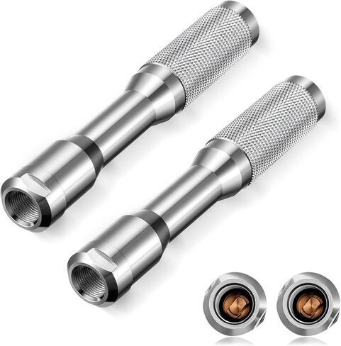 عبوتان من قفل التجويف الكبير على ظرف الهواء مع خيط أنثى 1/4 Npt، مستقيم للإطارات مع صمامات كبيرة وفائقة التجويف للشاحنات على الطرق الوعرة والمعدات الثقيلة in Kuwait