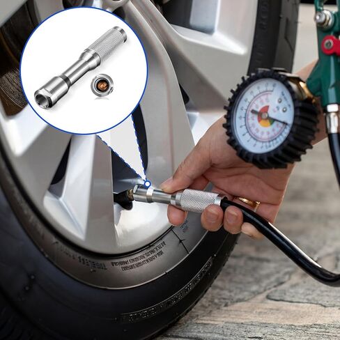 عبوتان من قفل التجويف الكبير على ظرف الهواء مع خيط أنثى 1/4 Npt، مستقيم للإطارات مع صمامات كبيرة وفائقة التجويف للشاحنات على الطرق الوعرة والمعدات الثقيلة in Kuwait