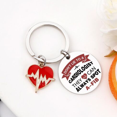 هدايا طبيب القلب للنساء والرجال سلسلة مفاتيح القلب لطبيب القلب طبيب القلب أمراض القلب ممرضة القلب طبيب نبضات القلب هدايا التخرج للنساء والرجال هدية أمراض القلب لصديق العائلة in Kuwait