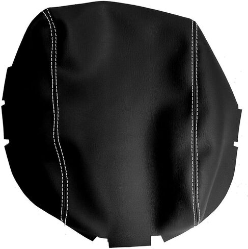 غطاء مسند ذراع بغطاء وحدة التحكم من الجلد PVC متوافق مع 2014-2020 Infiniti QX60 White Stitch in Kuwait