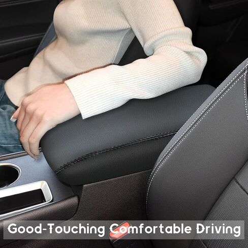 رامويل متوافق مع مسند ذراع وحدة التحكم المركزية وسادة غطاء مسند ذراع من جلد البولي يوريثان أغطية وحدة التحكم الوسطى غطاء وسادة حماية لنيسان ألتيما (2019-2025) أسود in Kuwait