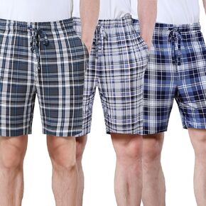 DITOK Men's Lightweight Pajama Shorts Soft Lounge Sleep Joggers Adjustable Breathable Lounge Fit for Summer in Kuwait