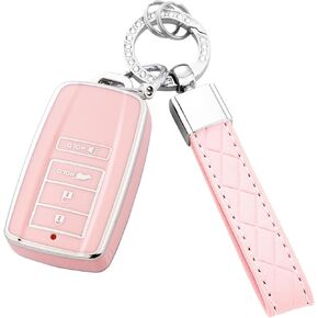 Key Fob Cover for Acura MDX 2014-2020 RDX 2016-2018 with Keychain in Kuwait