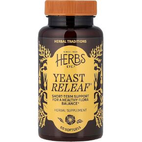 Herbs ETC. Yeast Releaf Softgels, 60 CT in Kuwait