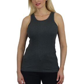Galaxy by Harvic Women's Regular Fit Cotton Blend Ribbed Tank Tops - Soft Breathable, Gym & Lounge Wear (M-2XL) in Saudi Arabia