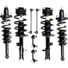 SCITOO - (8pcs) Front and Rear pair Strut Spring Assembly Stabilizer Bar Link Stabilizer Bar Link Kit fit for 2011-2014 for Chrysler 200 2007-2010 for Chrysler Sebring in Kuwait