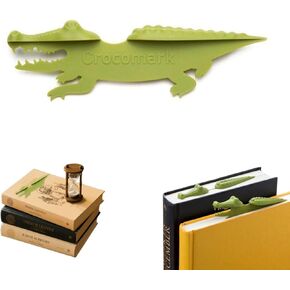 1 Pcs Crocodile Bookmark Exquisite 3D Animal Funny Bookmarks for Reading Lovers, Green in Kuwait