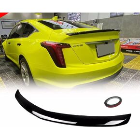 Gloss Black Rear Lip Spoiler Wing V Factory Style Fit for Cadillac CT5 2020 2021 2022 2023 2024 Accessories in Kuwait